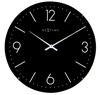Afbeelding van NeXtime Basic Dome zwart 35 cm klok