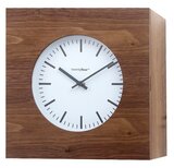 afbeelding van Balvi Qubo Oak Wood 25 cm klok