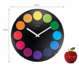 Afbeelding van NeXtime Dots Dome zwart 35 cm