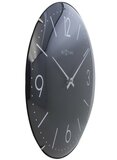 Afbeelding van NeXtime Basic Dome zwart 35 cm klok