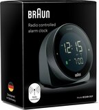 Braun BC24B-DCF zwart 8 cm radiogestuurde wekker