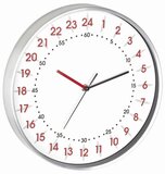 TFA 24-hours-dial wit 30 cm klok