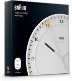 Braun BC17W-DCF wit 30 cm radiogestuurde klok