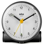 Braun BC01BW zwart/wit 7 cm wekker Braun BC01BW zwart/wit 7 cm wekker