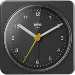 Braun BC03B zwart 8 cm wekker Braun BC03B zwart 8 cm wekker
