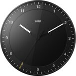 Braun BC17B zwart 30 cm klok Braun BC17B zwart 30 cm klok