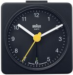 Braun BC02XB zwart 6 cm wekker Braun BC02XB zwart 6 cm wekker