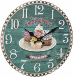 TFA Vintage Cupcakes 33.7 cm klok TFA Vintage Cupcakes 33.7 cm klok