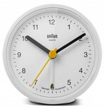 Braun BC12W wit 8 cm wekker Braun BC12W wit 8 cm wekker