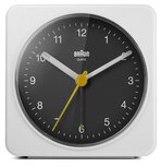 Braun BC03WB wit/zwart 8 cm wekker Braun BC03WB wit/zwart 8 cm wekker