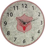 TFA Vilten Hertenkop 33 cm klok TFA Vilten Hertenkop 33 cm klok