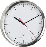 TFA Brushed Aluminium No Digits 22 cm radiogestuurde klok TFA Brushed Aluminium No Digits 22 cm radiogestuurde klok