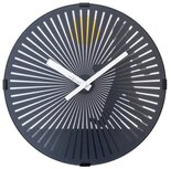 NeXtime Walking Men zwart 30 cm motion klok NeXtime Walking Men zwart 30 cm motion klok