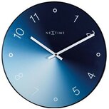 NeXtime Gradient blauw 40 cm klok NeXtime Gradient blauw 40 cm klok