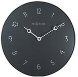 NeXtime Carousel grijs 40 cm klok NeXtime Carousel grijs 40 cm klok