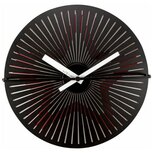 NeXtime Star zwart 30 cm motion klok NeXtime Star zwart 30 cm motion klok