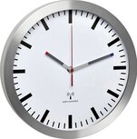 TFA Brushed Silver 30 cm radiogestuurde klok TFA Brushed Silver 30 cm radiogestuurde klok