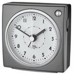 TFA Jannie zilver 8 cm radiogestuurde wekker TFA Jannie zilver 8 cm radiogestuurde wekker