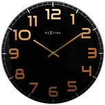 NeXtime Classy Large Black Copper 50 cm klok NeXtime Classy Large Black Copper 50 cm klok