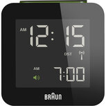 Braun BC09B-DCF zwart 8 cm radiogestuurde wekker Braun BC09B-DCF zwart 8 cm radiogestuurde wekker