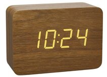 TFA Clocco bruin 10 cm wekker TFA Clocco bruin 10 cm wekker