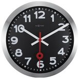 NeXtime Station Arabic zwart 35 cm klok NeXtime Station Arabic zwart 35 cm klok