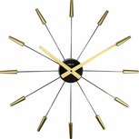 NeXtime Plug Inn goud 58 cm klok NeXtime Plug Inn goud 58 cm klok