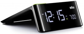 Braun BC16B zwart wekker Braun BC16B zwart wekker