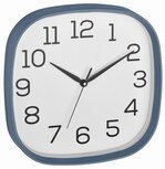 TFA Square sweep blauw 30 cm klok